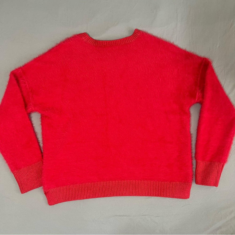 SANCTUARY FLUFF IT UP SWEATER ROUGE Size M - Picture 8 of 14